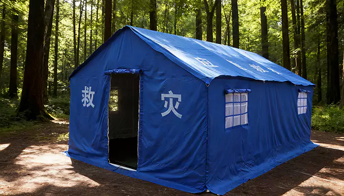 Šotori za pomoč v sili krepijo obrambno črto za varovanje življenj